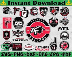 Bundle 23 Files Atlanta Falcons Football team Svg, Atlanta Falcons svg, NFL Teams svg, NFL Svg, Png, Dxf, Eps