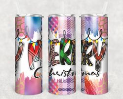 christmas tumbler sublimation design straight&tapered 20 oz - 6