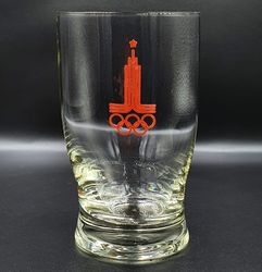 juice glass ussr olympic games moscow 1980