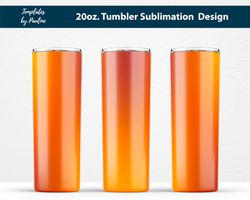 yellow orange ombre tumbler wrap