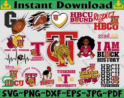 Bundle 19 Files Tuskegee University Football Team Svg, Tuskegee University svg, HBCU Team svg, Mega Bundle, Designs