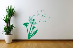 dandelion sticker wall sticker vinyl decal mural art decor