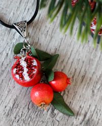 pendant with pomegranate