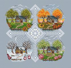 in my granny's garden cross stitch pattern pdf