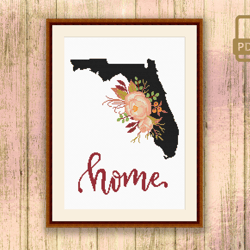 florida cross stitch pattern