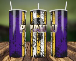 prairie view a&m university grunge tumbler wrap, 20oz skinny tumbler straight, sport tumbler wrap png, prairie view a&m