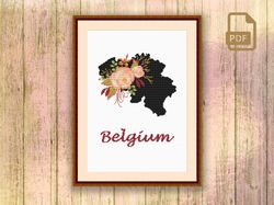 belgium cross stitch pattern