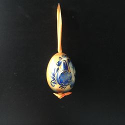 russian easter egg,  chicken folk art 12 cm | russian imperial style