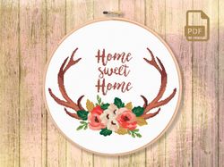 home sweet home cross stitch pattern