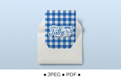 fathers day card. hand lettering greeting card. happy fathers day