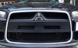 mitsubishi lancer x restyling front grille evo style