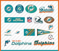 miami dolphins svg cut files, miami dolphins logo svg, dolphins png logo, clipart bundle, nfl logo