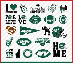 new york jets svg cut files, jets logo svg, jets png logo, clipart bundle, nfl logo