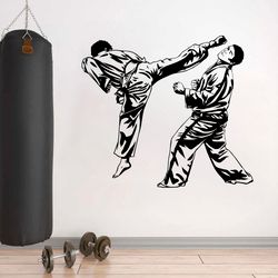 martial arts sticker wall sticker vinyl decal mural art decor
