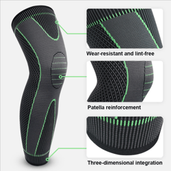 sports outdoor compression long knee sleeve leg support knee brace(1 sleeve per pack)