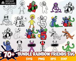 Rainbow Friends SVG Purple SVG Rainbow Friends (Instant Download