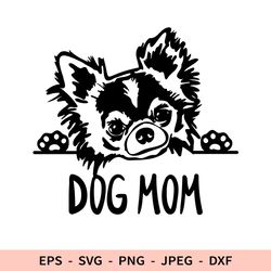 chihuahua dog mom svg dog lover dxf file for cricut laser