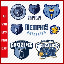 memphis grizzlies logo svg - grizzlies svg cut files - grizzlies png logo - nba logo - clipart & cricut files