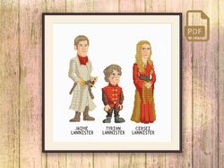 house lannister cross stitch pattern