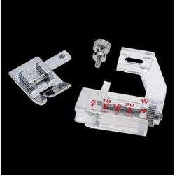 Adjustable Bias Tape Binding Foot Snap On Presser Foot 6290 For Brother And  Most Of Low Shank Sewing Machine Accessories