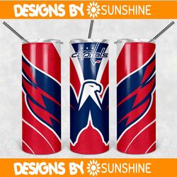 washington capitals tumbler wrap, 20oz tumbler wrap, nhl 20oz png, nhl tumbler png, washington capitals wrap png