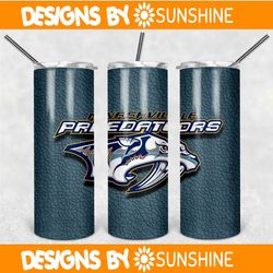 nashville predators tumbler wrap, 20oz tumbler wrap, nhl 20oz png, nhl tumbler png, nashville predators wrap png