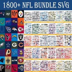 nfl bundle svg, 32 team nfl, nfl bundle svg, sport svg, bundle sport svg, mega bundle sport nfl, all nfl teams, silhouet