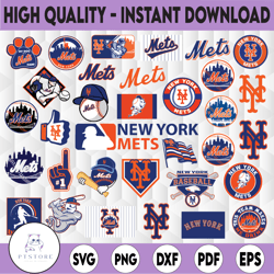 31 files new york mets svg, baseball clipart, cricut ny mets svg, mlb svg, baseball clipart, instant download