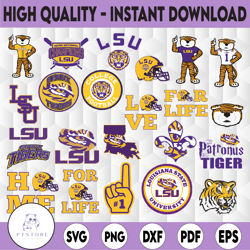 23 files lsu tigers, lsu tigers logo tigers svg ,sport svg, football svg, ncaa sports svg