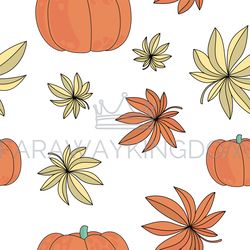 autumn gift season vector illustration seamless pattern