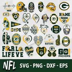 bundle packers svg, packers football svg, cricut, packers svg, football svg, lips football, football mom svg