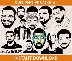 drake svg, drake eps, drake png, drake ai, drake dxf, drake silhouette, drake clipart, drake cricut, drake cameo, drake