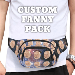custom face fanny pack, your photo on fanny packs, custom waist bag, bridal fanny pack, bachelorette fannys
