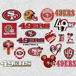 san francisco 49ers nfl svg, san francisco 49ers bundle svg, bundle nfl svg, national football league svg, sport svg