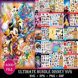 ultimate disney bundle svg, fun disney bundle, disney svg bundle, big bundle svg