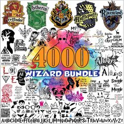 4000 harry potter svg school movie, svg files, svg for cricut, svg for shirts, png, instant download, pdf files for cric