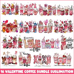 cartoons valentine coffee latte png, valentine coffee latte, coffee lover, valentine sublimation, valentine idea gift