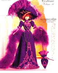 PDF Vintage Crochet Pattern / Crochet dress for Barbie dolls 11-1 / 2" / Fashion Collection