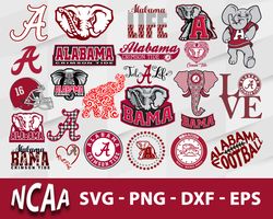 alabama crimson tide svg bundle, alabama crimson tide svg, sport svg, ncaa svg, png, dxf, eps digital file.