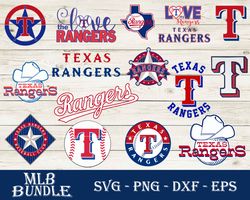 texas rangers bundle svg, texas rangers svg, mlb svg png dxf eps digital file