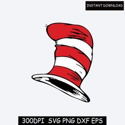 dr seuss hat svg