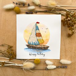 greeting card - happy birthday