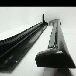 for 08-15 mitsubishi lancer x side skirts 2pc