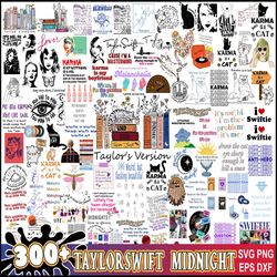 midnight bundle svg, taylor midnight bundle svg, taylor swift inspired png, sublimation, digital download