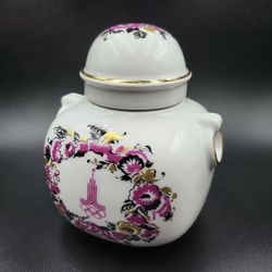 ussr vintage porcelain tea jar xxii olympic games 1980 moscow lfz