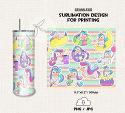 unicorn tumbler sublimation design for tumblers  - 56