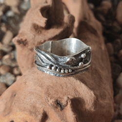 original black silver jewelery original design ring universal rare ring fantasy ring one of a kind