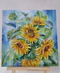 original oil painting sunflowers oil painting