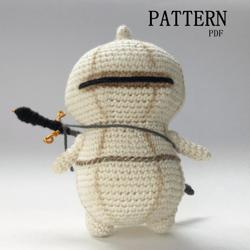 knight pdf crochet pattern, plush knight, knight amigurumi crochet pattern