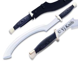 custom hand forged, high carbon steel functional sword 27 inches, khopesh sword, swords battle ready, with sheath